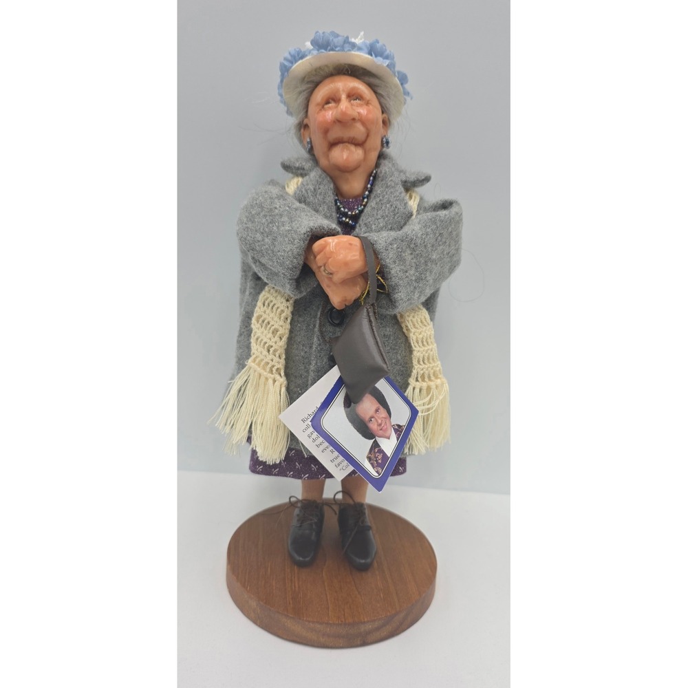 Vintage Richard Simmons Aunt Della Mae Nana's Family Doll Figurine COA in Box
